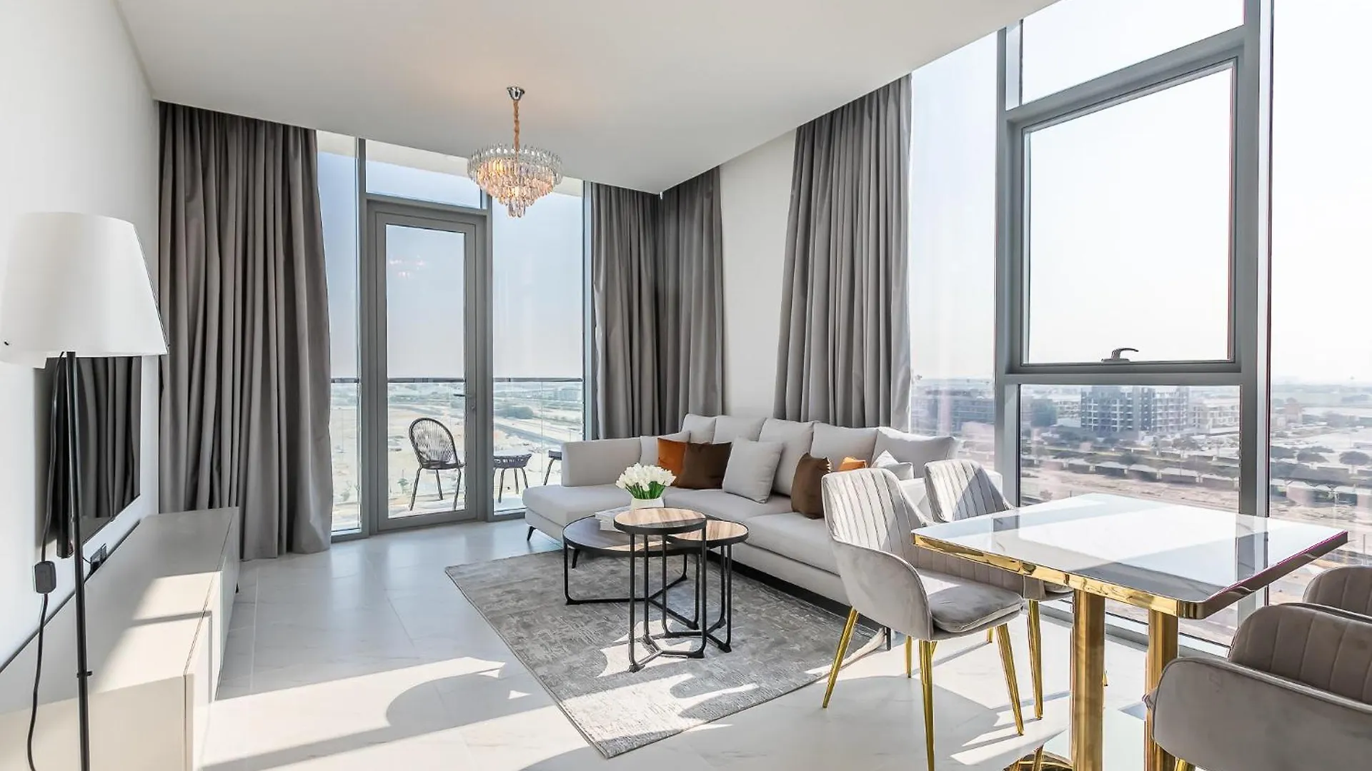 Lagoon View I Burj Khalifa View I District One Dubaj Apartmán