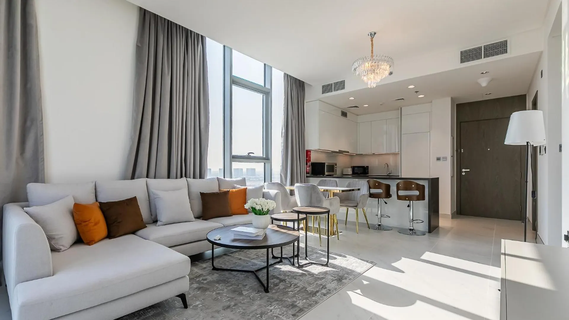 Lagoon View I Burj Khalifa View I District One Dubai Apartment