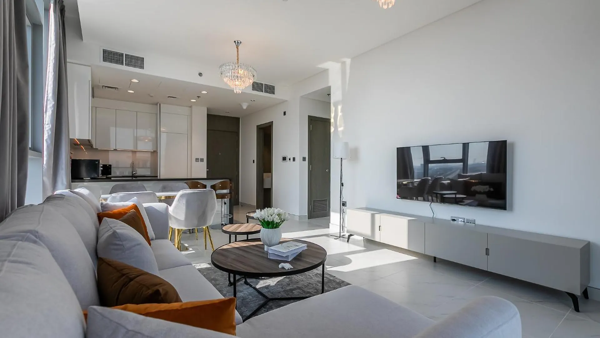 Lagoon View I Burj Khalifa View I District One Dubai Apartment