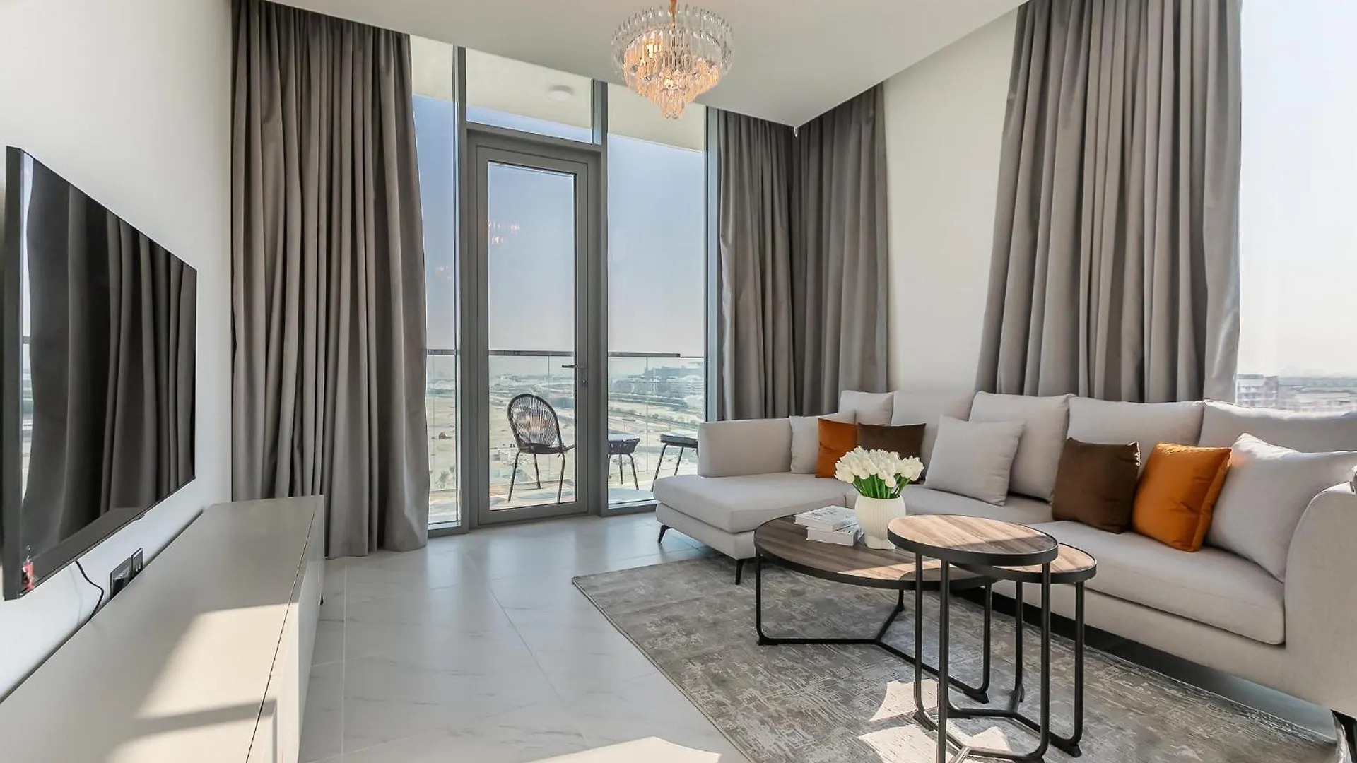 Lagoon View I Burj Khalifa View I District One Dubai Apartment